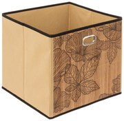 Κουτί Αποθήκευσης (31x31x31) F-V Black Flora 174694A