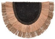 Διακοσμητικό τοίχου Pedrine Inart seagrass-abaca σε φυσικό 85x60x6εκ 339-000042 339-000042 Καφέ