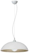 Κρεμαστό Φωτιστικό Οροφής Plexiglass Ε27 Φ40 130-01/40 Arkolight-130-62-01/40-Λευκό-Χρυσό 130-62-01/40
