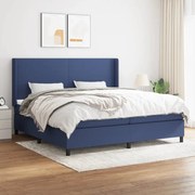 ΚΡΕΒΑΤΙ BOXSPRING ΜΕ ΣΤΡΩΜΑ ΜΠΛΕ 200X200 ΕΚ. ΥΦΑΣΜΑΤΙΝΟ 3131303