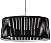 Φωτιστικό Οροφής Solis Drum 24 10296 61x25,4cm Dim Led 2500lm 35W 2700K Black Pablo Designs