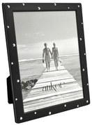 Κορνίζα Επάργυρη Μαύρη Ματ 10x15cm
