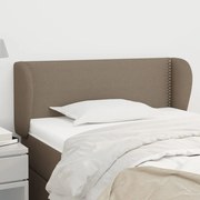 vidaXL Κεφαλάρι με Πτερύγια Taupe 103x23x78/88 εκ. Υφασμάτινο