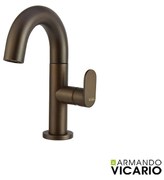 Μπαταρία Νιπτήρα με βαλβίδα Clic Clac Armando Vicario Slim Tuscany Brass 500010-541