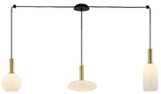 Φωτιστικό Οροφής Τρίφωτο Zambelis 22151 Opal Glass