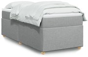 ΚΡΕΒΑΤΙ BOXSPRING ΜΕ ΣΤΡΩΜΑ ΑΝΟΙΧΤΟ ΓΚΡΙ 100X200 ΕΚ. ΥΦΑΣΜΑΤΙΝΟ 3285352