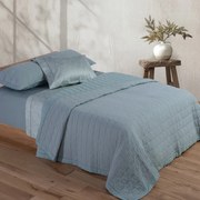 Κουβερλί Olympia Silver Blue Nef-Nef Υπέρδιπλο 230x240cm Βαμβάκι-Πολυέστερ