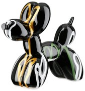FIGURE DOG BALLOON DOG ΚΕΡΑΜΙΚΟ ΠΟΛΥΧΡΩΜΟ ΜΑΥΡΟ 19X8X15CM 19X8X15CM