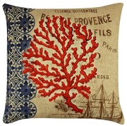 Μαξιλάρι Διακοσμητικό (Με Γέμιση) A12659 Multi Aberto Design 43X43 Βαμβάκι-Πολυέστερ