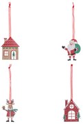 Χριστουγεννιάτικα Στολίδια (Σετ 12τμχ) A-S Santa 184308