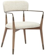 ΠΟΛΥΘΡΟΝΑ ROY HM9978.01 ΣΚΕΛΕΤΟΣ ΞΥΛΟ ΟΞΙΑΣ-ΜΕΤΑΛ.ΜΠΡΑΤΣΑ-ΕΚΡΟΥ ΥΦΑΣΜΑ 51x48x77,5Υεκ