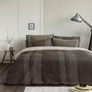 Σεντόνια Welley (Σετ 3τμχ) Brown Nima Μονό 170x260cm 100% Βαμβάκι