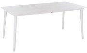 Τραπέζι Αλουμινίου Ορθογώνιο Jerom Λευκό 180x90x74Υεκ.