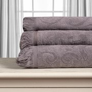 Πετσέτα Χεριών (40x60) Silk Fashion Alicia 520gsm Γκρι