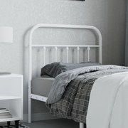 vidaXL Κεφαλάρι Λευκό 80 εκ. Μεταλλικό