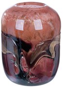 Glasart Βάζο "Apart" Γυάλινο Orange Rose PU H. 27 cm D. 20 cm