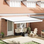 vidaXL Χειροκίνητο Ανακλινόμενο Καΐκι Λευκό 450 x 300 εκ