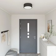 vidaXL Λάμπα Οροφής Μαύρο 30 x 13.5 εκ. ύφασμα