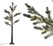180 LED Δεντράκι Εσωτ. &amp; Εξωτ. Χώρου Με 8 Προγράμματα Και Μετασχηματιστή Θερμό Λευκό Φως 180cm