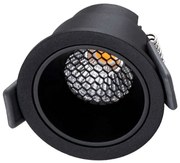 Φωτιστικό Οροφής - Σποτ Χωνευτό Pluto-S 60250 7W Led Φ6,4x4,9cm Black GloboStar