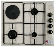 MultiHome LX-412B Εστία Μικτή Υγραερίου &amp; Ρεύματος 58.5x50εκ Μπεζ