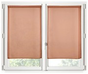 Σετ Κουρτίνες Παραθύρου (60x120) Με Τούνελ S-F Monna Terracotta RA2B961017