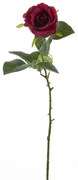 Supergreens Τεχνητό Κλωνάρι Τριαντάφυλλο Φούξια 67 εκ