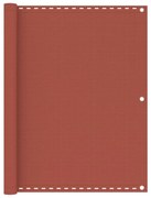 vidaXL Διαχωριστικό Βεράντας Τερακότα 120 x 600 εκ. από HDPE