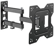 POWERTECH επιτοίχια βάση τηλεόρασης PT-1129, 23-43", έως 30kg, full motion