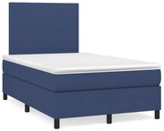 ΚΡΕΒΑΤΙ BOXSPRING ΜΕ ΣΤΡΩΜΑ ΜΠΛΕ 120X190 ΕΚ. ΥΦΑΣΜΑΤΙΝΟ 3269873