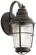 Απλίκα Φωτιστικό Τοίχου E27 60W IP44 Μαύρο Chance Harbor QN-CHANCE-HARBOR-S Elstead QN-CHANCE-HARBOR-S Μαύρο