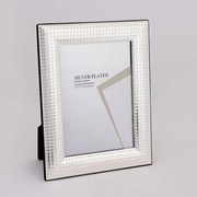 Κορνίζα Μεταλλική Επάργυρη 756-10036 13x18cm Silver Estheti Home Μέταλλο