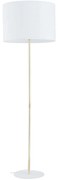 Φωτιστικό Δαπέδου Umberto 16033 Φ50x150cm 1xE27 15W White-Gold TK Lighting