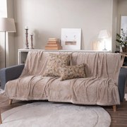 Ριχτάρια Flexy 02 (Σετ 2τμχ) Beige Teoran Σετ Ριχτάρια 160x270cm Πολυέστερ