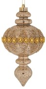 Χριστουγεννιάτικο Στολίδι 90983 11x11x23cm Champagne