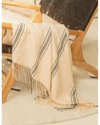 Κουβέρτα Καναπέ Capri CACAP120PCRU 120x180cm Ecru Calma House 120Χ180 Πολυέστερ
