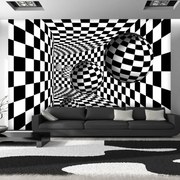 Φωτοταπετσαρία - Black &amp; White Corridor 300x210