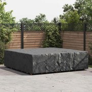 vidaXL Κάλυμμα επίπλων εξωτερικού χώρου Μαύρο 260 x 260 x 70 εκ. 210D
