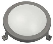 Απλίκα Φωτιστικό Τοίχου LED Φ17.2 6W 4000K IP54 Lumen-21-10661-Γκρι 21-10661