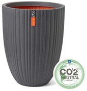 Supergreens Γλάστρα PVC Γκρι CE 45x45x59 εκ.