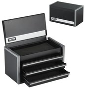 VEVOR Tool Box 8.6-inch Portable Metal Tool Box with 3 Drawers Tool Organizer