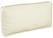 vidaXL Μαξιλάρι για κάθισμα/πλάτη κρεμ 120x60x12 cm από ύφασμα Oxford