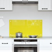 vidaXL Πίσω Πάνελ Κουζίνας Κίτρινο 80 x 40 x 0.6 εκ. σκληρυμένο γυαλί