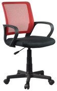Καρέκλα Γραφείου FL5528 Fylliana Κόκκινο - Μαύρο 57x54x94 εκ. 57x54x94 εκ.
