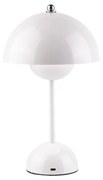 Inlight Rechargeable LED 1.5W 3CCT Touch Table Lamp White D:10x24cm (3059-White)