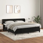 ΚΡΕΒΑΤΙ BOXSPRING ΜΕ ΣΤΡΩΜΑ ΜΑΥΡΟ 180X200 ΕΚ. ΒΕΛΟΥΔΙΝΟ 3127387