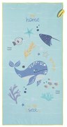 Πετσέτα Θαλάσσης Παιδική Home Sea Ciel Nima Θαλάσσης 70x140cm Microfiber