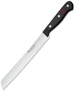 Μαχαίρι Ψωμιού Gourmet 1035045720 20cm Black Wusthof Stainless Steel