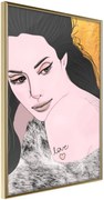 Αφίσα - Love Tattoo - 40x60 - Χρυσό - Χωρίς πασπαρτού