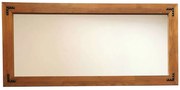 Καθρέπτης Τοίχου 552NOS2126 110x3x50cm Walnut Aberto Design Ξύλο,Γυαλί